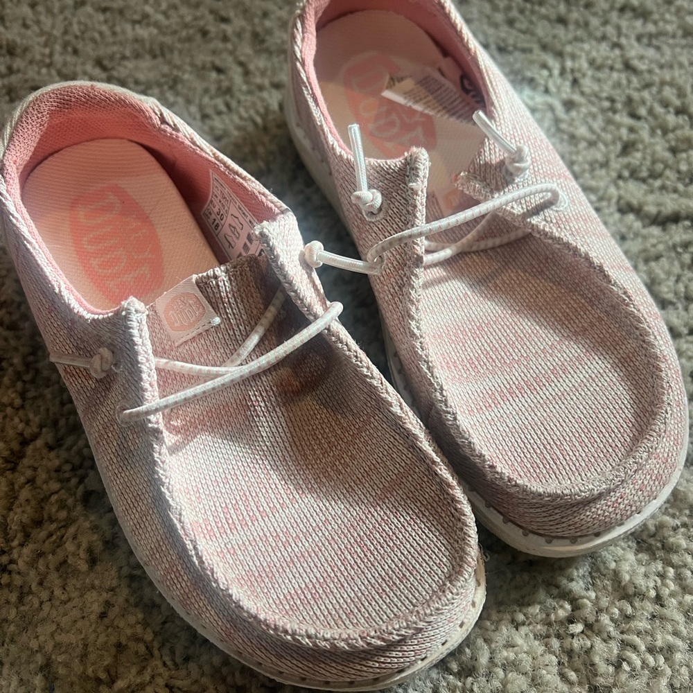 Hey Dude Kids Pink Shoes
